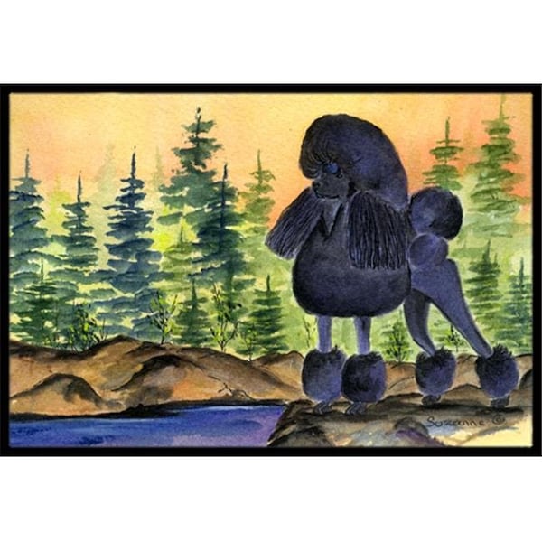 Carolines Treasures Carolines Treasures SS8196MAT 18 x 27 in. Poodle Indoor & Outdoor Doormat SS8196MAT - main